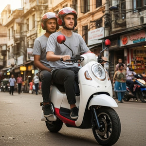 มอเตอร์ไซค์ไฟฟ้า Holladay 1500W แรงบิดสูง แบตเตอรี่ 72V รองรับผู้โดยสาร 2 คน มาตรวัดความเร็วแบบดิจิตอล ขายส่งข้ามพรมแดน - Product Image 3