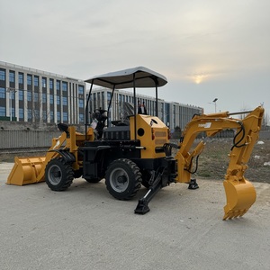 Free Delivery 2.5-ton Mini <b>Backhoe</b> Excavator 4x4 Compact <b>Tractor</b> with - Product Image 2