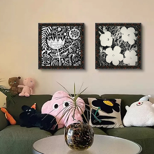 2024 Tùy Chỉnh Kích Thước Hiện Đại Ưa Thích Nhà Nghệ Thuật Tường Trang Trí Nội Thất Khung Ảnh Vàng Đen Rắn Gỗ Hình Ảnh Khung Thời Trang Hiện Đại Ưa Thích Ảnh - Product Image 4