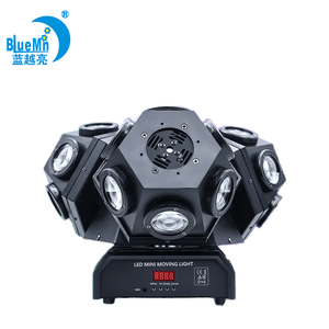 Luz láser de cabeza móvil 4 en 1 de tres bolas de alta calidad, 18 Uds., para centro comercial, Hotel, casa en vivo, luz de efecto de rendimiento de circo - Product Image 4