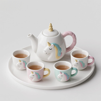Brûleur à huile en céramique licorne. Design personnalisé 3D peint à la main, crée une atmosphère apaisante et un éclat enchanteur pour les espaces de relaxation.
