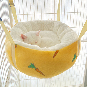 Mèo võng treo tổ Sun-Basking vật nuôi Treo Giỏ mèo Giường mèo lồng vải vật liệu mèo Swing hiện vật - Product Image 6