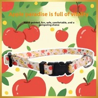 Collier anti-perte imprimé en usine pour chat et chien, en tissu monocouche, pour toutes les saisons
