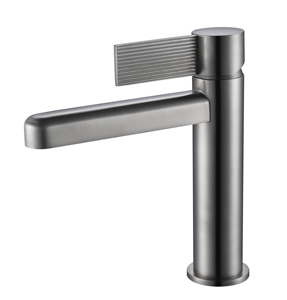 Sọc xử lý thép không gỉ lưu vực vòi Mixer tap đơn xử lý đơn lỗ phòng tắm vòi sang trọng khách sạn cấp - Product Image 3