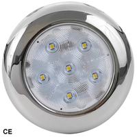 Lampe de plafond dôme rechargeable à LED, lumière de navigation d'urgence, étanche IP67, en acier inoxydable pour kayak et intérieur de yacht