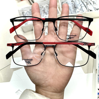 Déstockage de montures de lunettes hybrides légères, durables, de qualité supérieure, d'inspiration vintage, métalliques, élégantes et intemporelles pour unisexe