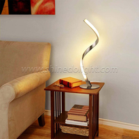 Spiral lampe Schlafzimmer Nachttisch Nachtlicht Lesung Kreative S-förmige Lampe Tisch Nacht lampe für Schlafzimmer Beleuchtung