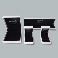 Goedkope Offsetdruk Aangepaste Logo Gedrukt Sieraden Dozen Set