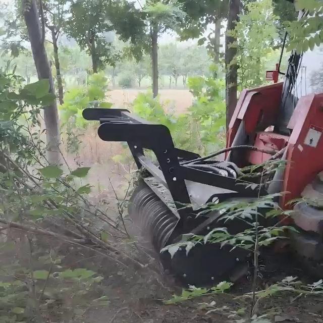 Cheap Price Forestry Mulcher for Standard Skid Steer Loader Low/High Hydraulic Flow Rate Skid Steer Attachments Forestry Mulcher