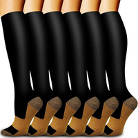 Chaussettes de compression Circulation Meilleur soutien pour la course à pied Athlétique