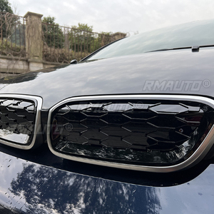 2 ชิ้น สีเงิน/สีดำ ตะแกรงกันชนหน้ารถยนต์ สำหรับ BMW I3 2013-2021 ฝาครอบตะแกรงกันชนหน้า สติ๊กเกอร์ตกแต่งรถยนต์ - Product Image 6