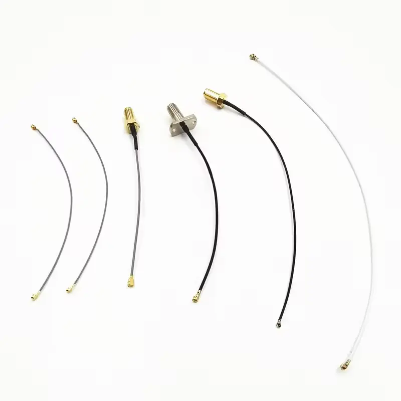 OEM RF jumper coaxial pigtail cable 1.13/RG174/RG178/RG316/RG58/LMR200/LMR400 with SMA/TNC/BNC/ ipex cable