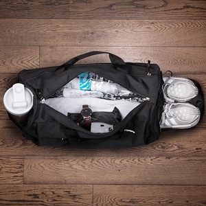Bolsa Deportiva Unisex con Compartimentos para Zapatos y Ropa Mojada, Material de Poliéster, Cierre de Cremallera, Organizador para Gimnasio y <span class=keywords><strong>Viajes</strong></span> - Product Image 4