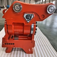 Attache rapide hydraulique inclinable GJEM GJTH 5000 pour excavatrice, Powertilt pour excavatrice de 8T à 12T