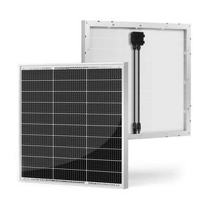 แผงโซลาร์เซลล์ขนาดเล็กขายส่ง 12v 24v โฟโตโวลตาอิก 10w 20w 30w 50w 60w 80w 100w โมโนโซลาร์เซลล์ สำหรับกล้องวงจรปิด พัดลมพลังงานแสงอาทิตย์ - Product Image 1