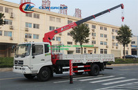Nouveau design 20 tonnes 10 roues rhd ou lhd camion monté japon UNIC URV1204 12 tonnes camion grue pour Offres Spéciales