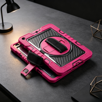 Housse de protection pour tablette en silicone + PC acrylique adaptée aux enfants, coque arrière durable pour Apple iPad 10e génération 10,9'' 2022