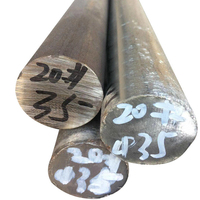 Barres rondes en acier doux laminées à chaud S35C S45C C45 MS, diamètres 6mm 8mm, conformes ASTM AISI 1040 1045
