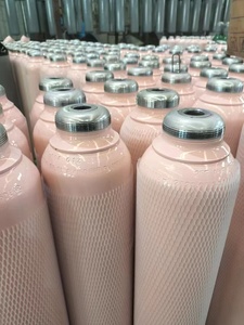 Bouteille de gaz en acier de Chine 10L 20L 30L 40L 50L pour oxygène/<span class=keywords><strong>azote</strong></span>/CO2/argon/<span class=keywords><strong>hydrogène</strong></span> avec col de valve, anneau de fixation <span class=keywords><strong>et</strong></span> poignée de transport/tuyau de remplissage - Product Image 6