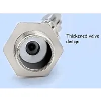 Vanne à flotteur réglable en acier inoxydable de 1/2 pouces pour réservoir d'eau équipement d'élevage boule de flotteur contrôle automatique du niveau d'eau