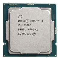 Intel Cpus Box and Tray CPU Core I3 10100F 1200LGA Processor and I3-10100 Ready Stock