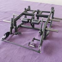Machine d'entraînement multifonctionnelle pour soulevé de terre destinée aux salles de sport commerciales - Équipement de force axé sur la sécurité pour les squats, les exercices des bras et du dos