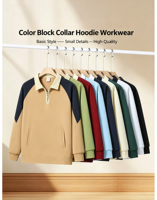 Veste en tricot unisexe à col zippé 100% polyester, coupe ajustée, respirante, écologique, décontractée, automne