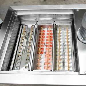3个模具英国棒棒糖。流行管吹塑自动果汁冰棒包装机，制造商价格