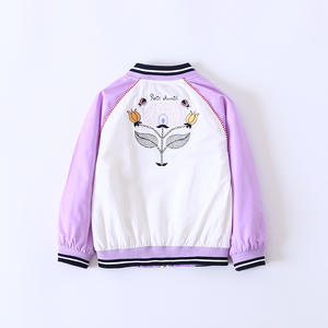 Vestes de baseball en satin personnalisées pour enfants sur les meilleurs sites de vente en gros - Product Image 2