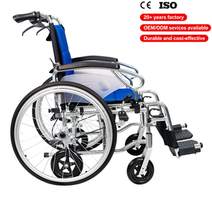 Sillas de ruedas manuales Rueda trasera de liberación rápida, reposabrazos abatible hacia atrás Reposapiés desmontable, silla de ruedas Premium plateada brillante - Product Image 1
