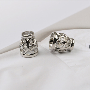 SAS ưa thích biểu tượng tùy chỉnh vàng kim loại dây Stopper dây kết thúc cho đồ bơi hoodie phụ kiện may mặc - Product Image 4