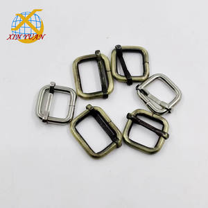 Boucle de ceinture réglable en gros, accessoires de quincaillerie, boucle carrée en métal de 20 mm pour <span class=keywords><strong>sac</strong></span>, laiton antique/argent Xinyuan - Product Image 2