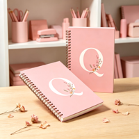 Agenda Premium con Cubierta Gruesa, Impresión Personalizada de Páginas Interiores, Planificador Multisección, Cuaderno para Regalo Festivo