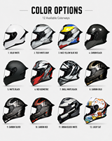 Nouveau casque de moto intégral certifié DOT, coque ABS haute résistance, résistant aux chocs, unisexe, pour la route et le tourisme, à libération rapide