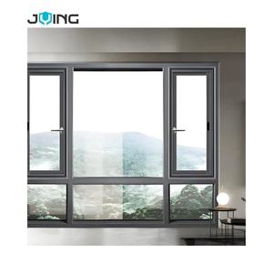 إطار نافذة من الألومنيوم عالي القوة من جيينغ |   تصميم مقاوم للعوامل الجوية |   استخدام المباني - Product Image 4