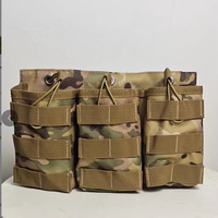 Sac de ceinture multifonctionnel pour sports de plein air, triple compartiment, en PVC, pour accessoires de magazine, MOLLE 762MM