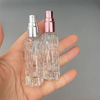 MUB Vente en gros de flacons en verre rechargeables de 10 ml, format voyage, vides, pour le transfert de parfum, avec bouchon en aluminium