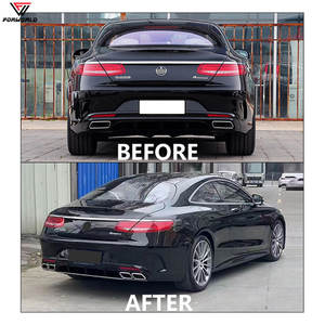 Manufacturing Source Kit de carrosserie de pare-chocs avant et arrière pour <span class=keywords><strong>Mercedes</strong></span> Benz S <span class=keywords><strong>Coupé</strong></span> W217 C217 2013-2020 à <span class=keywords><strong>AMG</strong></span> S65 S63 - Product Image 3