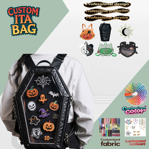 กระเป๋าเป้สะพายหลังเคลือบเงาลายอนิเมะ - Product Image 3