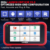 2024 actualización lanzamiento X431 CRP123E V2.0 herramienta de diagnóstico automático cuatro sistemas OBD2 lector de código escáner automotriz para todos los coches