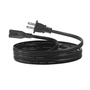 American IEC320 C7 Đầu Nối Cái Dây Sạc TV Hình Cáp Nguồn Phích Cắm 2 Chấu Tiêu Chuẩn Mỹ 8 - Product Image 2