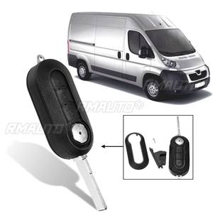 Coque de remplacement pour clé télécommande de voiture à 3 boutons pour coffre ouvert, compatible Peugeot Boxer Expert Van - Product Image 1