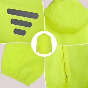 เสื้อฮู้ดป้องกันแสงแดด UPF 50+ สำหรับผู้ชาย แขนยาว มีซิปเต็มตัว น้ำหนักเบา มีกระเป๋า เหมาะสำหรับการเดินป่า ตกปลา และกิจกรรมกลางแจ้ง - Product Image 4
