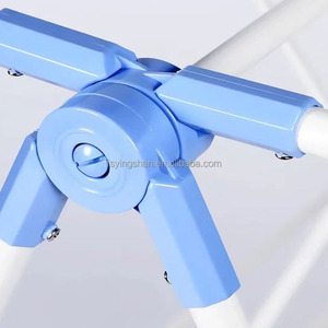 קיר רכוב מתכת כפול מתקפל מייבש בגדים קל נשלפים פרפר - Product Image 4