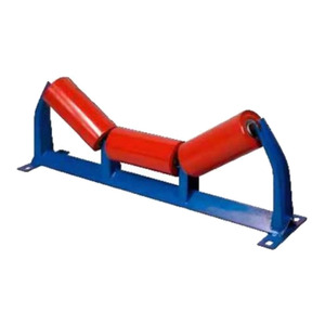 Nuevo juego de rodillos transportadores de aluminio ranurado para minería, con seguimiento de banda para materiales pesados y capacidad de carga de 150 kg - Product Image 2