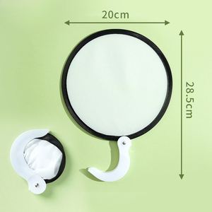 Mini ventilateur à main pliable DIY-Ventilateur de poche portable pour l'été, ventilateur rond vierge personnalisable pour enfants et cadeaux promotionnels - Product Image 3