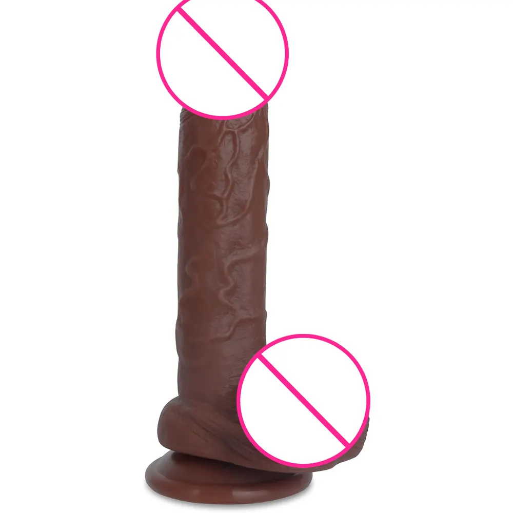 Neonislands Hands-Free Sex Toys Large Anal G-Spot Stimulation FeelsLike Skin Strong Suction Realistic Dildos for women