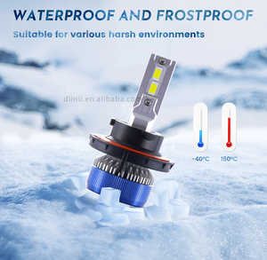 Hệ thống đèn chiếu sáng ô tô 75W 12V, tình trạng mới, đèn pha LED H13 với quạt êm, chất liệu nhôm dành cho xe hơi - Product Image 6