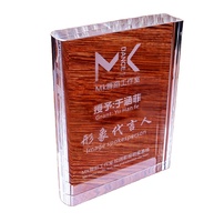 Cubes en cristal vierges gravés au laser 3D avec logo personnalisé, écologiques, minimalistes et de haute qualité, pour cadeaux d'affaires