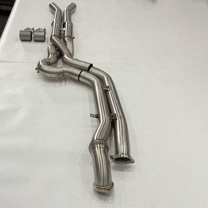 Tuyau intermédiaire d'échappement en acier inoxydable 304 à longueur égale, type Z, 70 mm, pour BMW G80 G81 M3 G82 M4 S58 G87 M2 - Vente chaude - Product Image 2